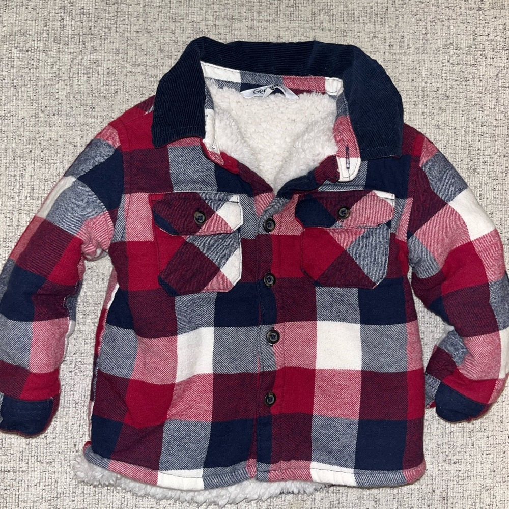 George Plaid Jacket Size 2T